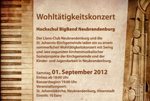 Benefizkonzert der Hochschul BigBand Neubrandenburg Benefizkonzert der Hochschul BigBand Neubrandenburg